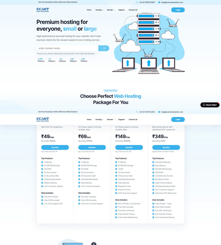 Ecart Web Solution - Best Hosting Provider In India