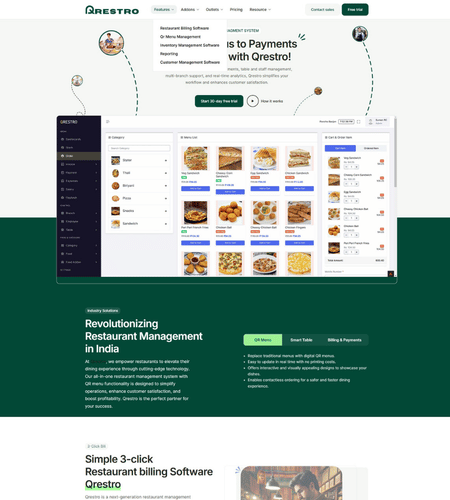 QRestro - Best Restaurant Managment Software
